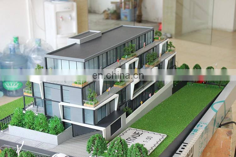 Construction scale model with led light , architectural modeling supplies