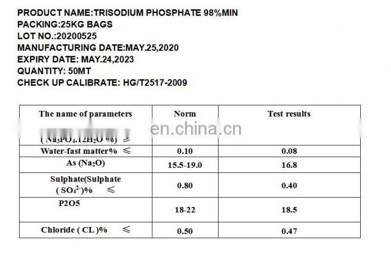 Trisodium Phosphate 98% price