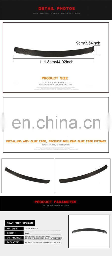 Carbon Fiber Rear Roof Wing Spoiler for BMW 3 Series G20 G21 G28 2019-2020
