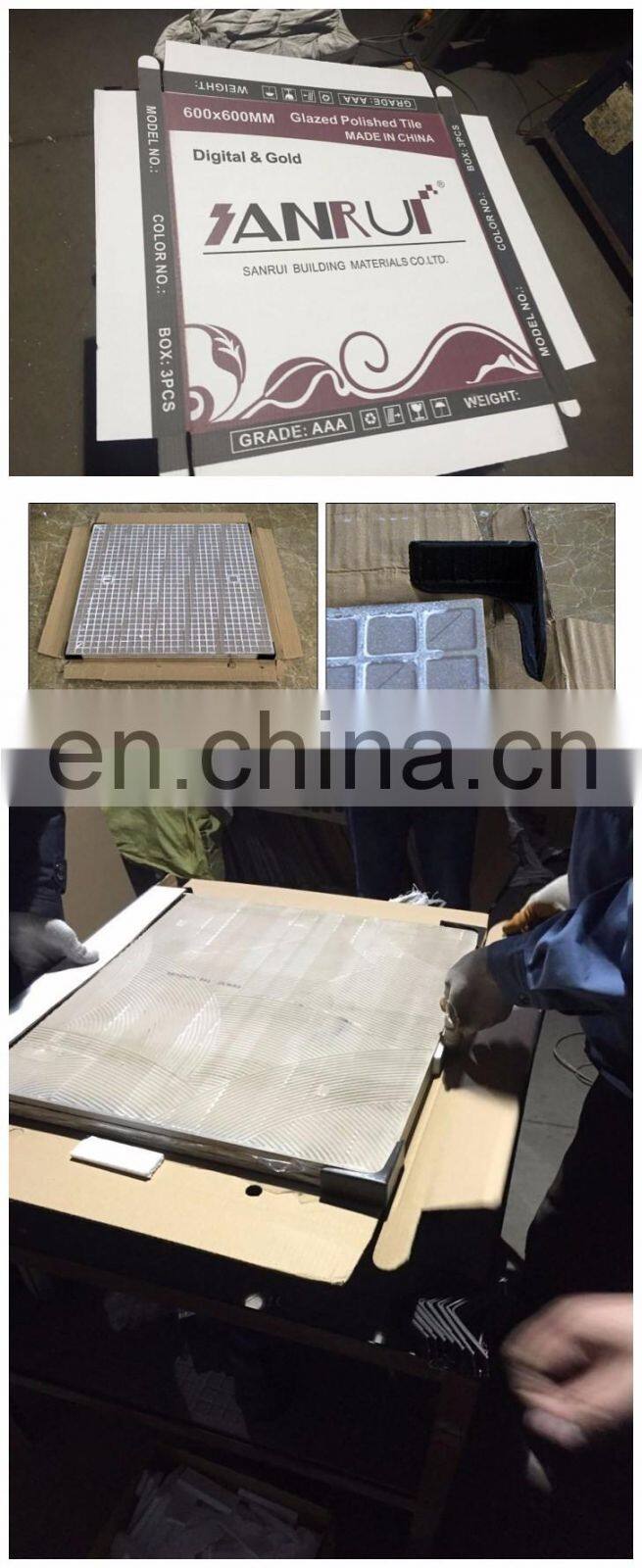 Faience bathroom and hotel ceramic glazed polished tile