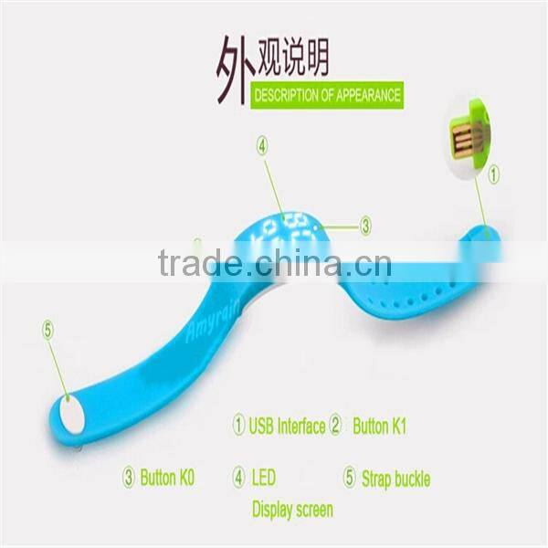 2015 new product pedometer bracelet