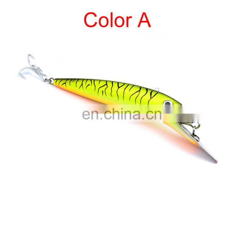 20cm 47g High Quality Wholesale Lifelike Metal Lip Long Casting Fishing Sinking Minnow Bait
