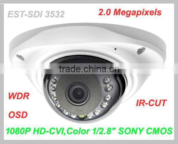 Hot!!! HD 1080P SDI WDR VandalProof Dome Camera with WDR