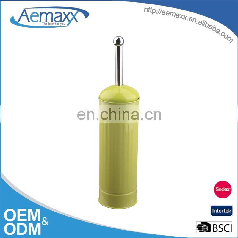 powder coating color toilet brush holder set