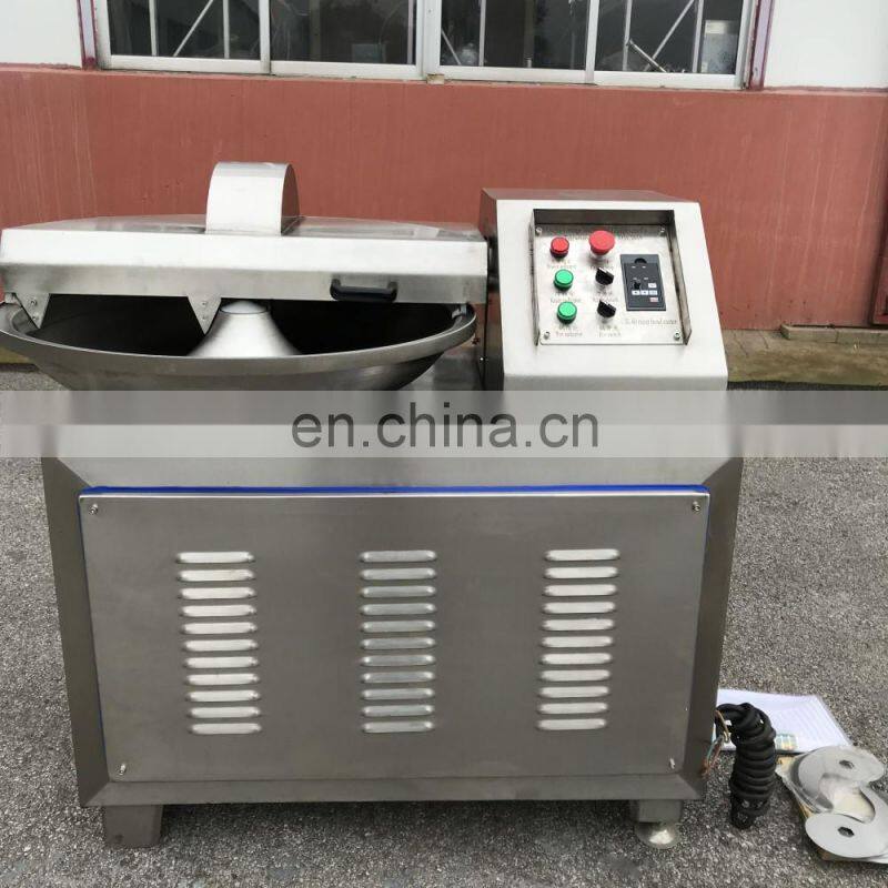 High quality stainless steel automatic vacuum bowl cutter / vacuum meat chopper mixer for sale