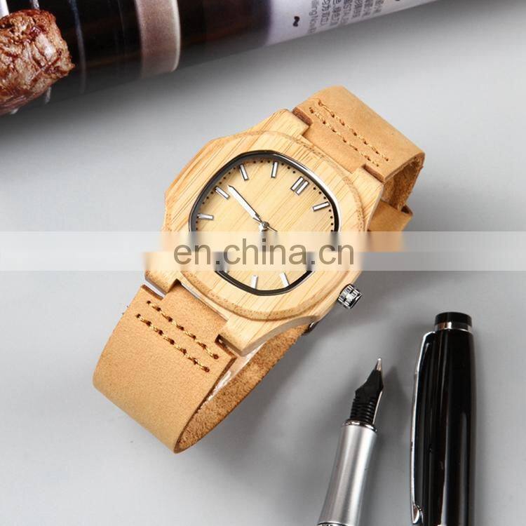 GOHUOS 17090 Minimalist Unisex Ladies Men Quartz Analog Leather Strap Low Price Ultra-thin Watches