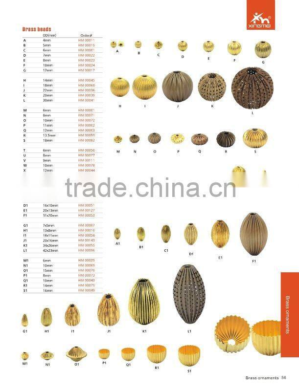 Jewelry findings crimp beads fashion brass beads