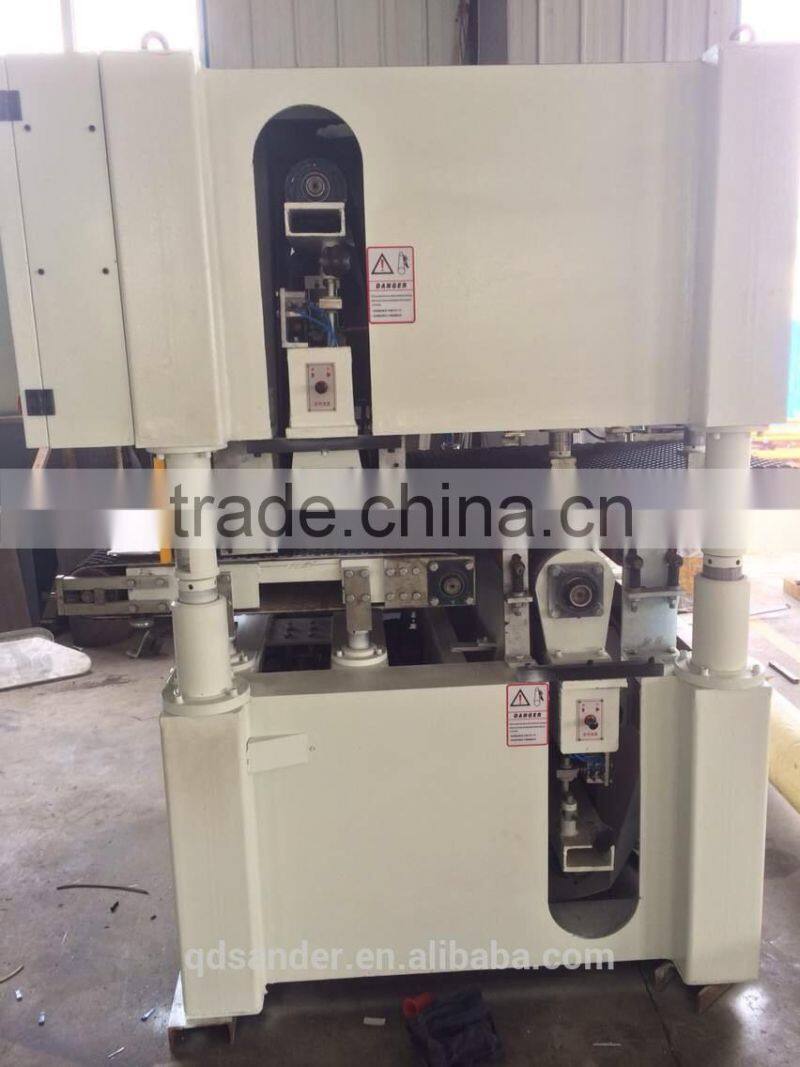 Two head calibrating machine sander