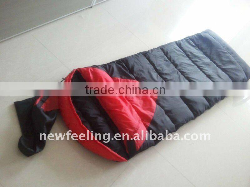 envelope sleeping bag with cap