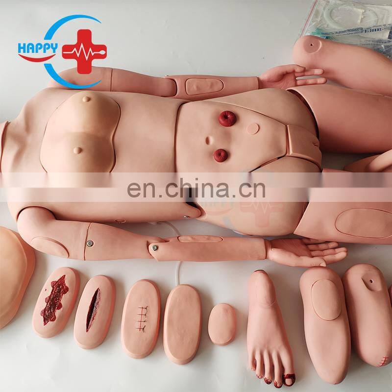 HC-S105 Advanced full-featured nursing person training model (female)/Medical nursing manikin for medical training