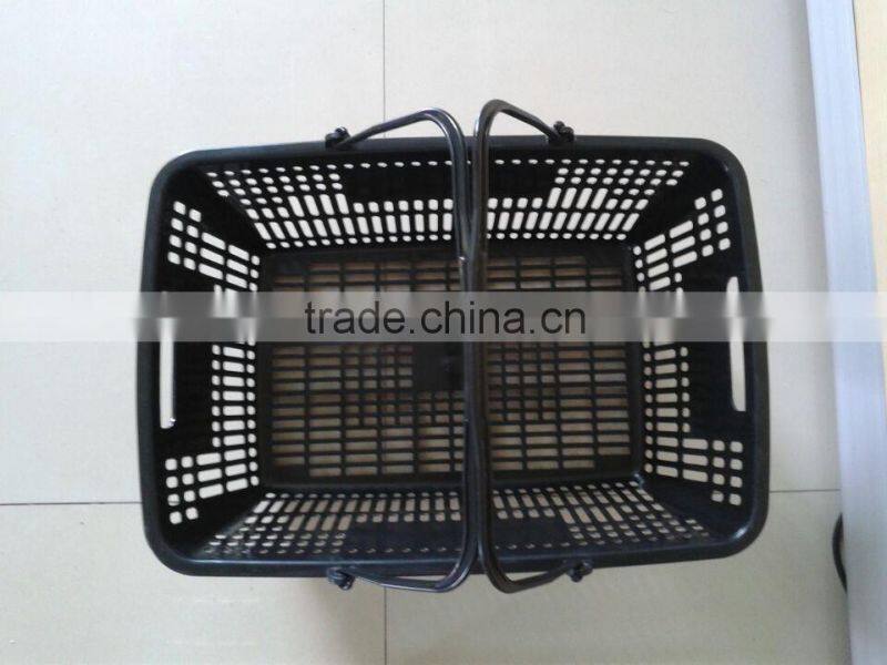Supermarket plastic vegetable storage basket