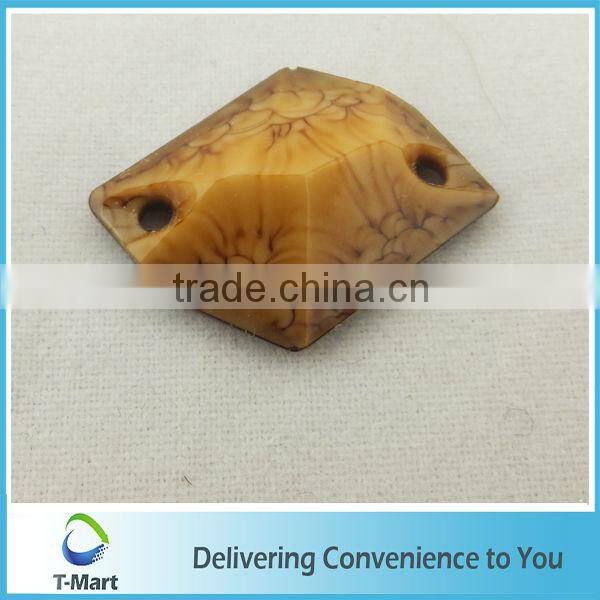 blingbling resin matrial flatback sew on stone good reputation