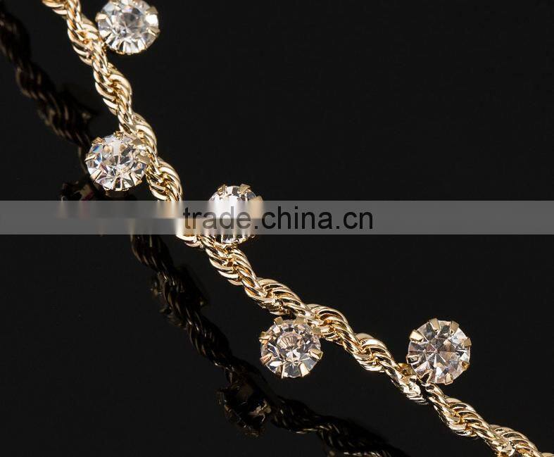 2016 hot selling fashion elegant weave elastic hairband for women