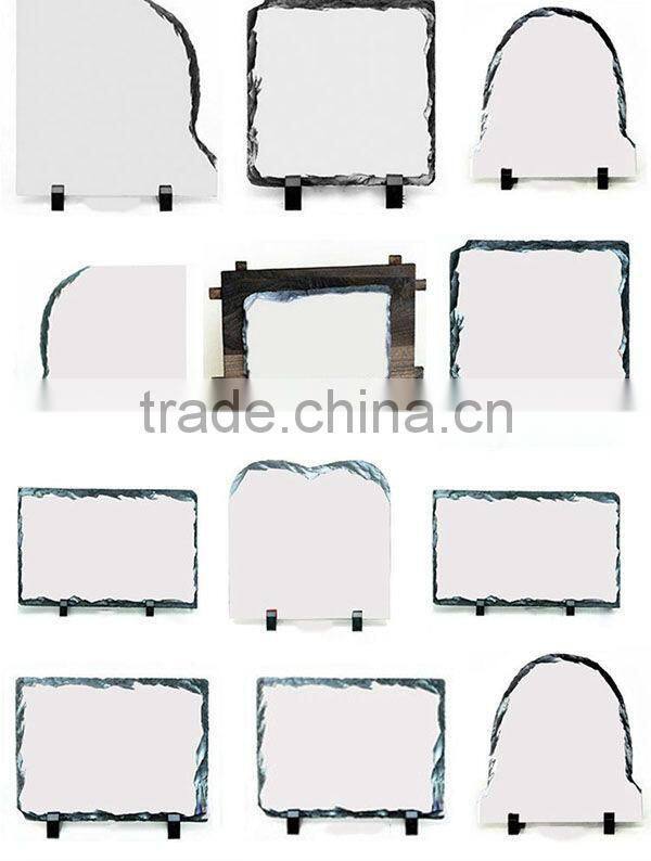 DIY sublimation printing rock photo frame