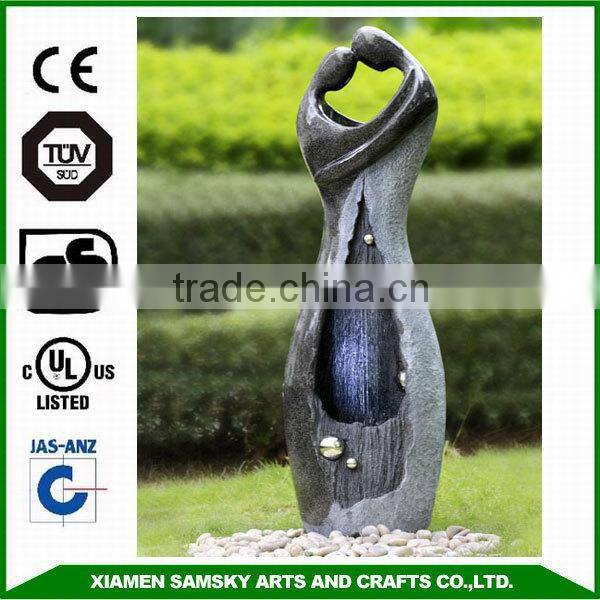 water feature love wedding couple statue