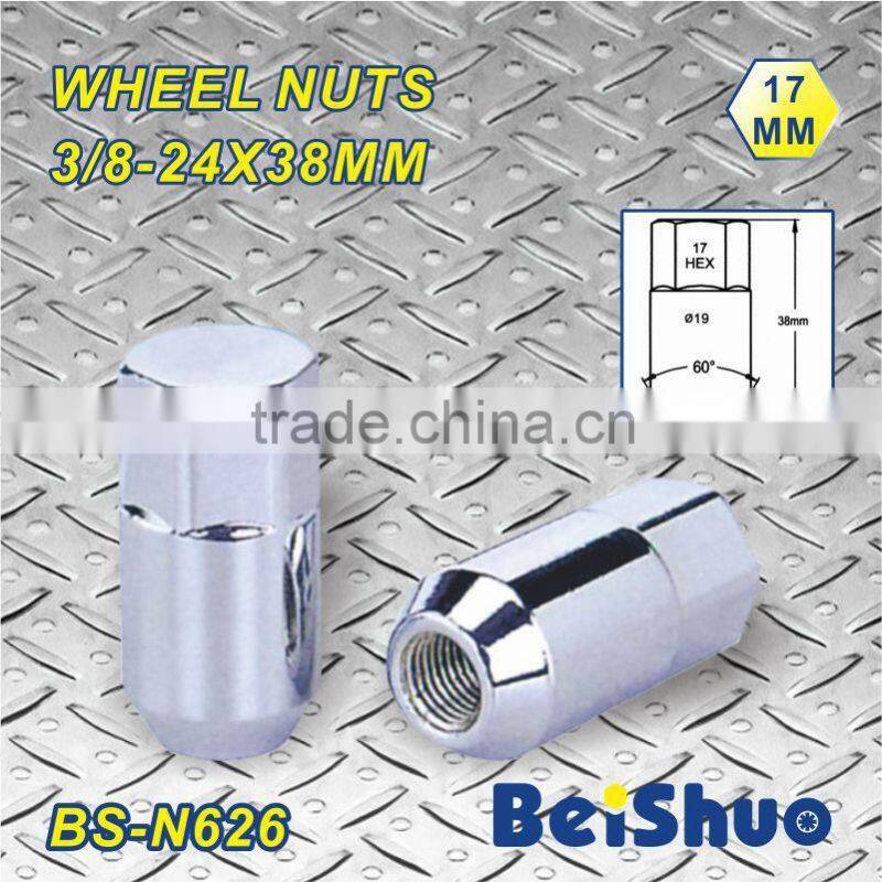 chrome wheel nuts