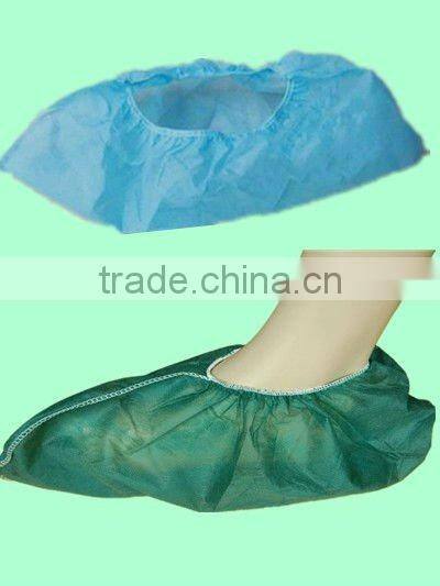 Disposable green PP polypropylene shoe cover non woven