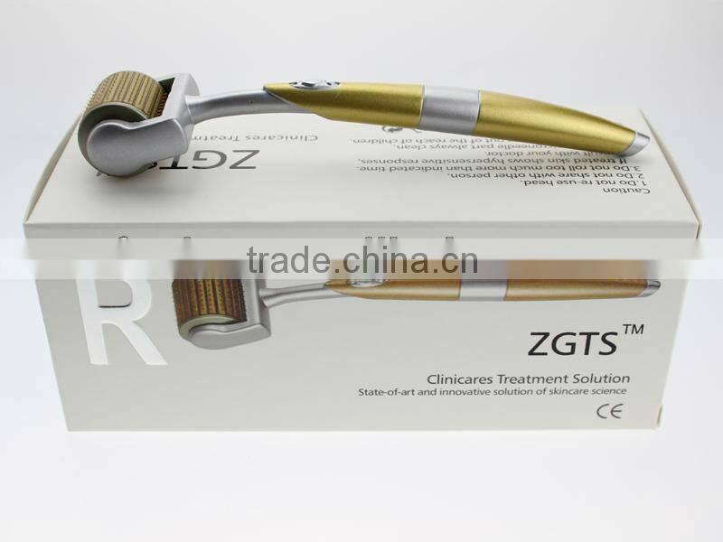 DR002 golden git derma skin roller 192 needles