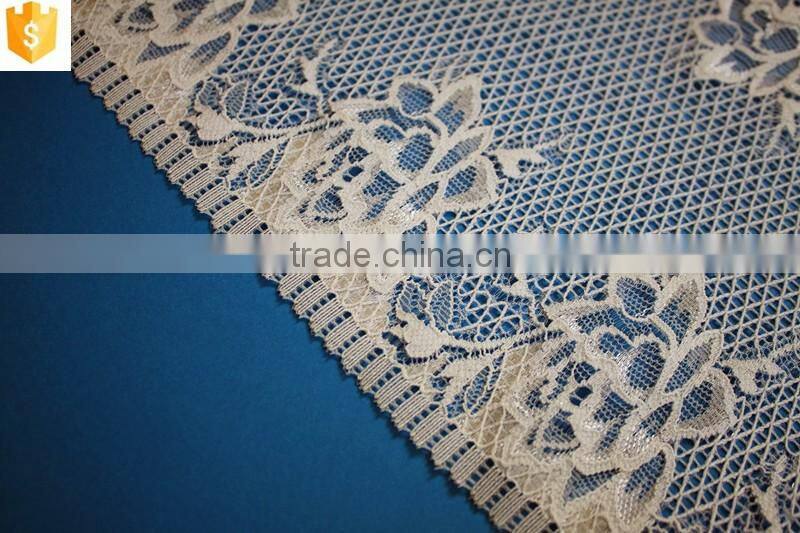 2016 cheap french swiss cotton lace material hot sale width 18cm for underwear