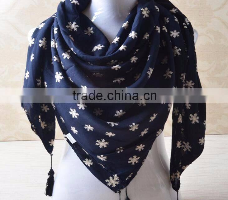New Designs Printed Cotton Square Head Scarf