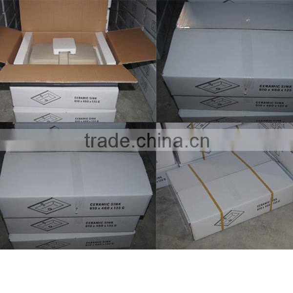 GK-02 Hot sale ceramic bathroom sinks square bowl