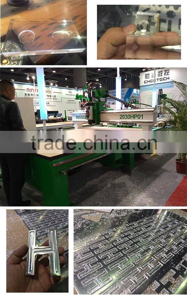 jinan MISSILE 10feet x 5feet cnc router machine for aluminum parts