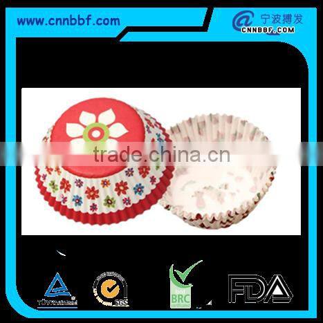 Disposable custom design paper cake cups greaseproof paper baking cups