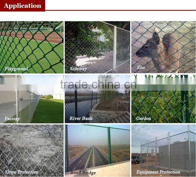PVC coated 5 feet chain link fence with high quality