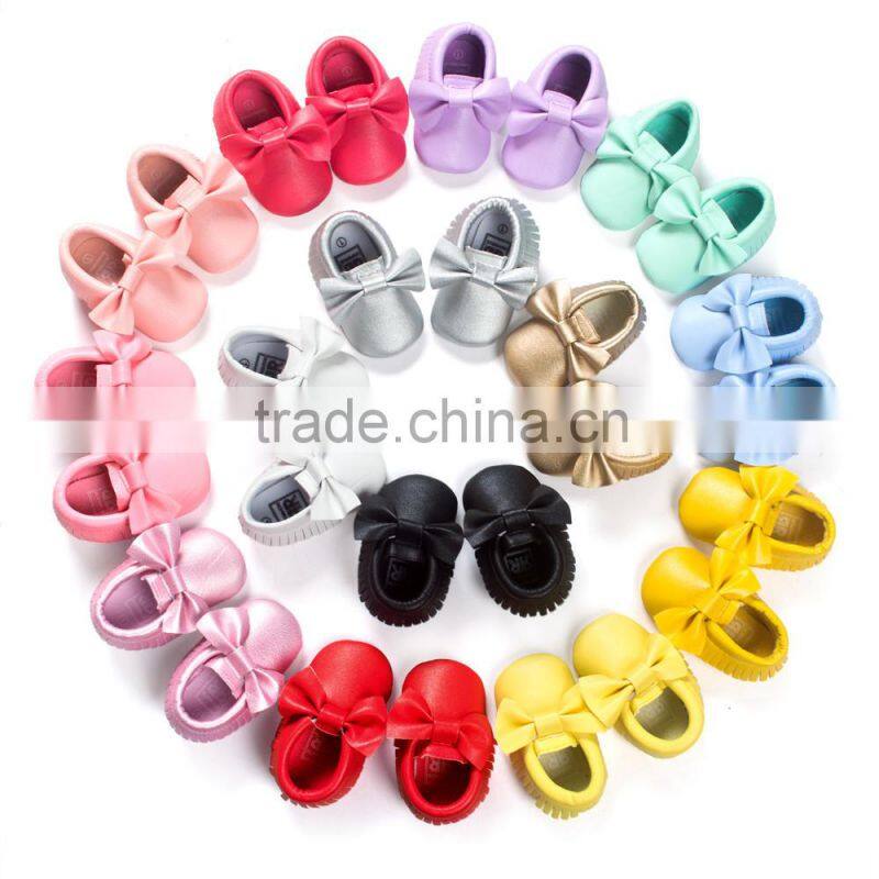 Many colors baby shoes girl Infant shoes soft sole learther baby sandal