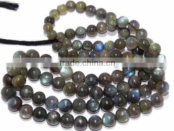 Labradorite Smooth Beads Roundell Shape 8x11.5mm Approx 18''Inch Good Quality On Wholesale Price.