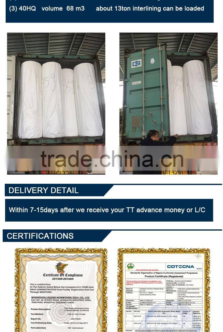 optical white chef hat nonwoven fabric