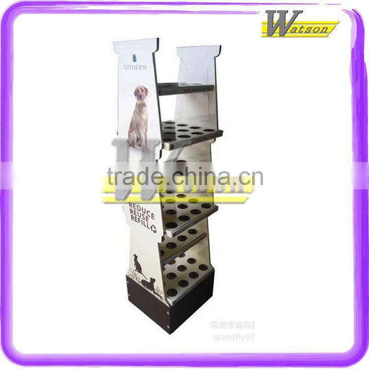 Newly Pets' food promotional Display Cardboard pallet Display Stand for Supermarket