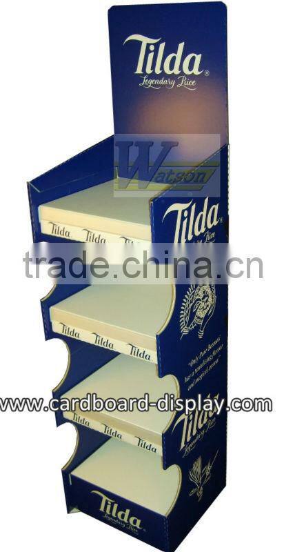 POP Floor standing cardboard display for facial tissue