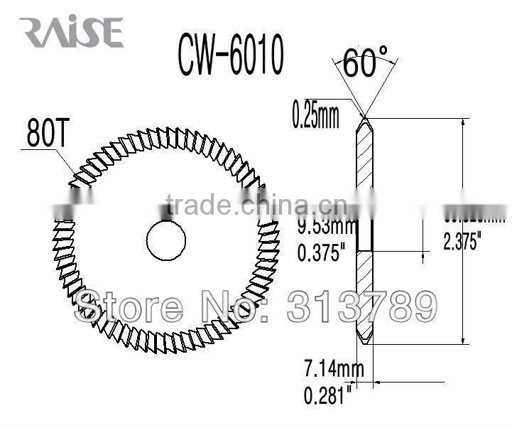 HPC key parts,key Cutters CW-6010 HSS angle milling cutter for HPC Blitz,Switch Blitz,CodeMax,Tiger SHARK cutter key machine