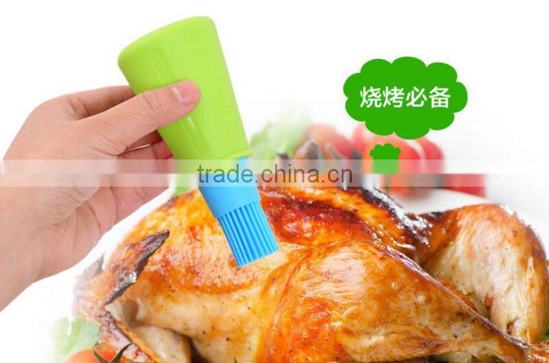 Hot Sale Food Grade Silicone Basting Brushes & oil bottle Brush,Baking and Grilling, Heat-Resistant Cooking Utensils