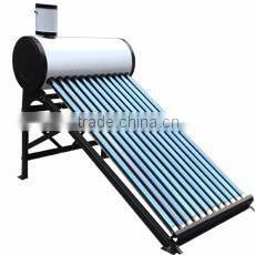 low pressure solar water heater with feeding tank