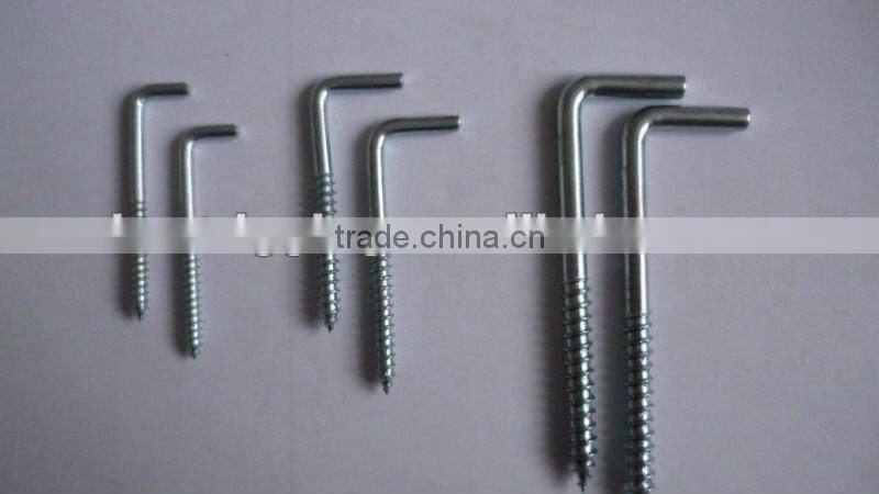 Metal Steel Zinc Plated L Screw Bolt