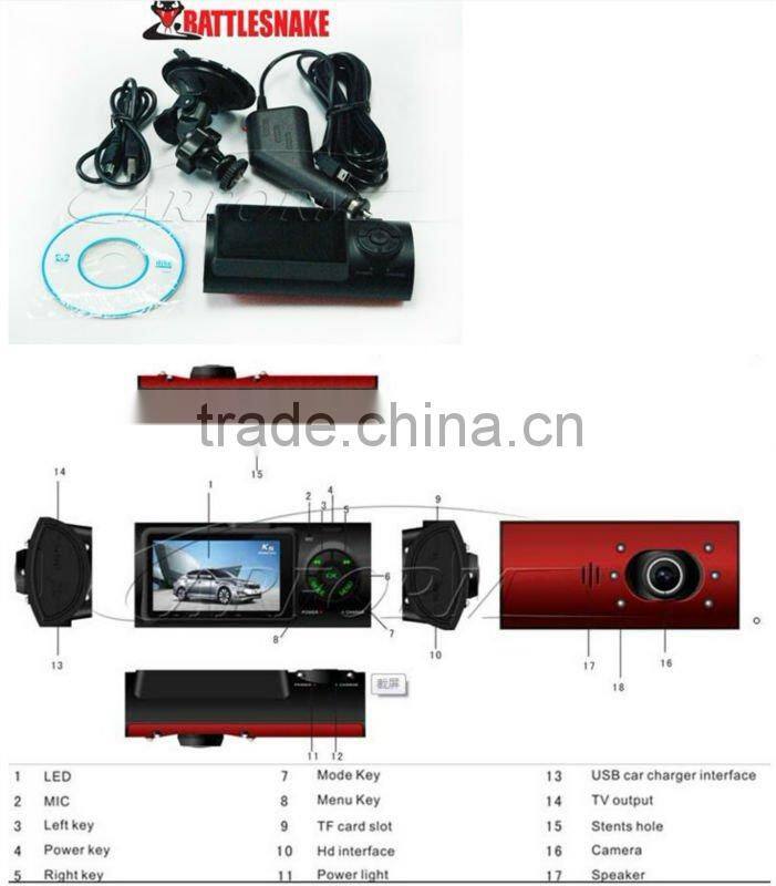 hd 1080P Car DVR driver recorder driver recorder hd car dvr camera