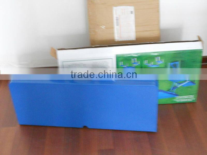 Outdoor Portable Folding Plastic Camping Picnic Table with 4 Chairs and 1 parasol