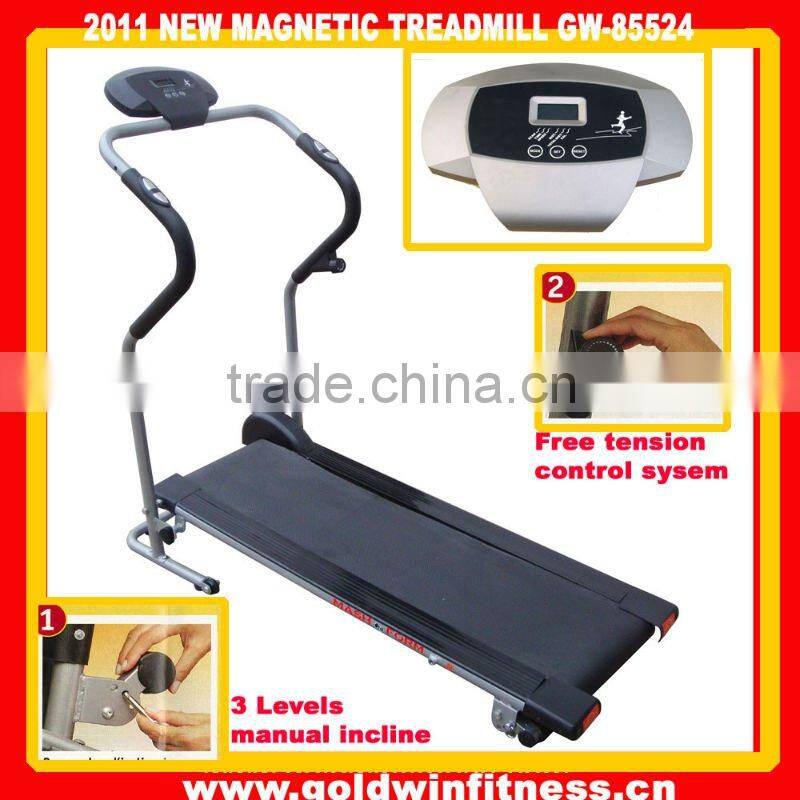 Motorized treadmill,3.0hp motor,22km speed