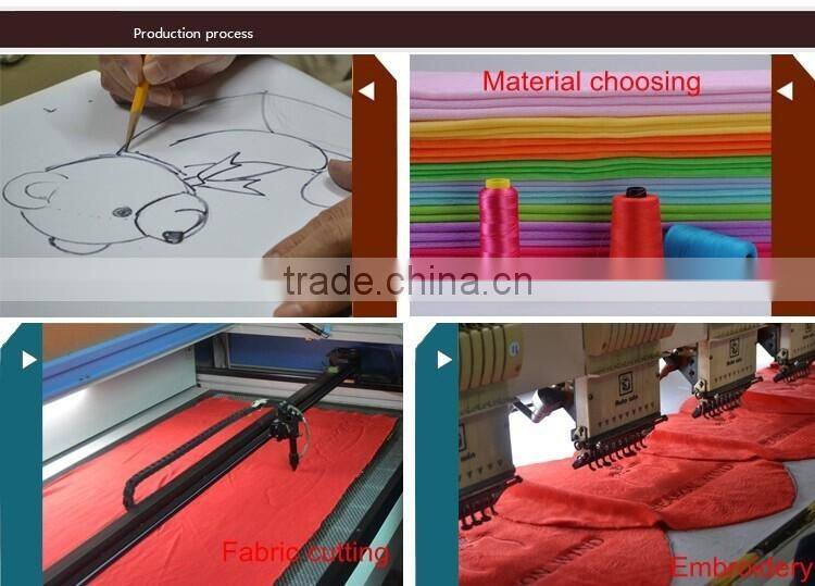 Custom High Quality plush educational toy plush cloth book