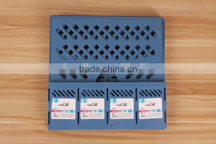 Plastic showroom library magazine display rack for southeast asia market