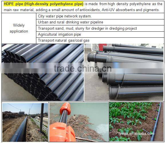 Non-toxic HDPE Plastic Pipe for Farm Irrigation used