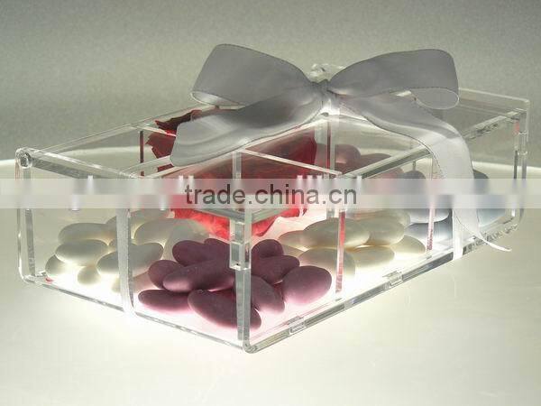 Multifunction clear acrylic storage box/display box