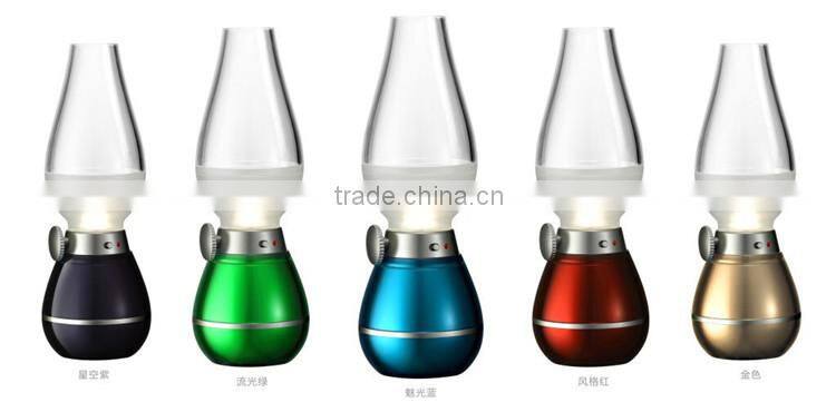 Blow Control USB Rechargeable Classic Decorative Kerosene Oil Lamps / Best Promotional Gift and Traditional Meeting