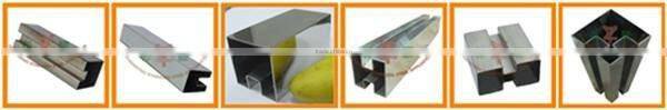 Square handrail post design