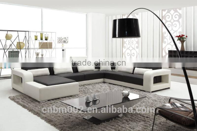 2014 New modern leather sofa set imported leather and China leather