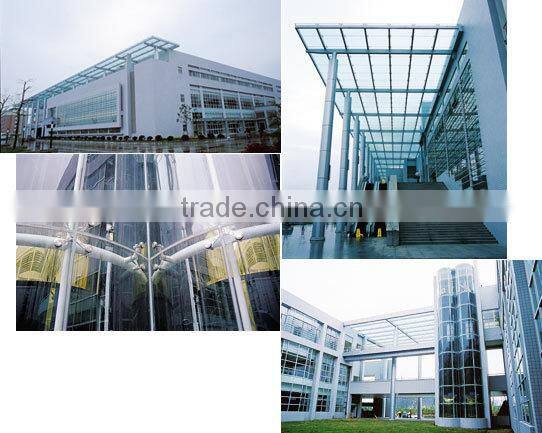 Tension cable Spider laminated glass skylight