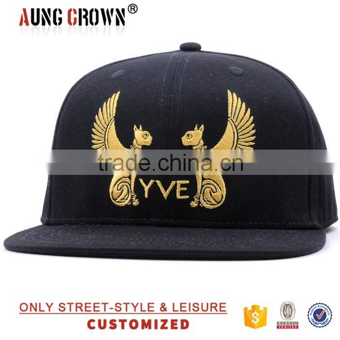 acrylic simple design embroidered snapback caps
