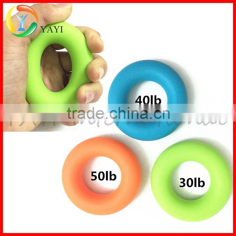 Hand Forearm Exerciser Strengthener Silicone Finger Grip Ring